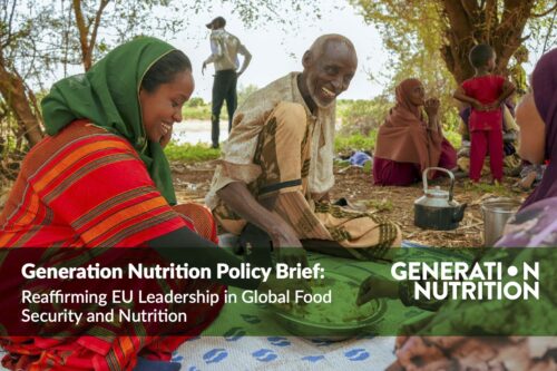 Reaffirming EU Leadership in Global Food Security and Nutrition