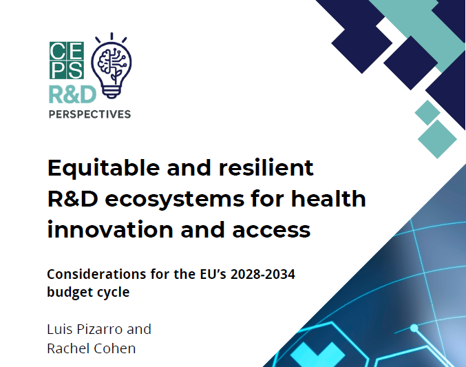 Aligning EU health innovation with public interest: insights from the new CEPS Report