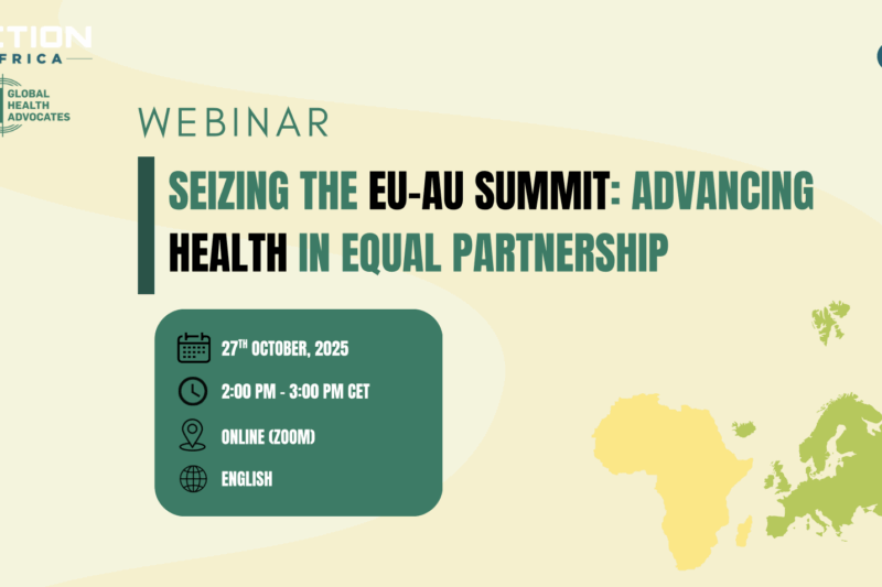 ‘Seizing the EU-AU Summit: Advancing Health in Equal Partnership’ Webinar
