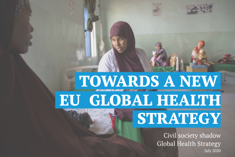 Civil society launches shadow EU global health strategy in light of the COVID-19 pandemic