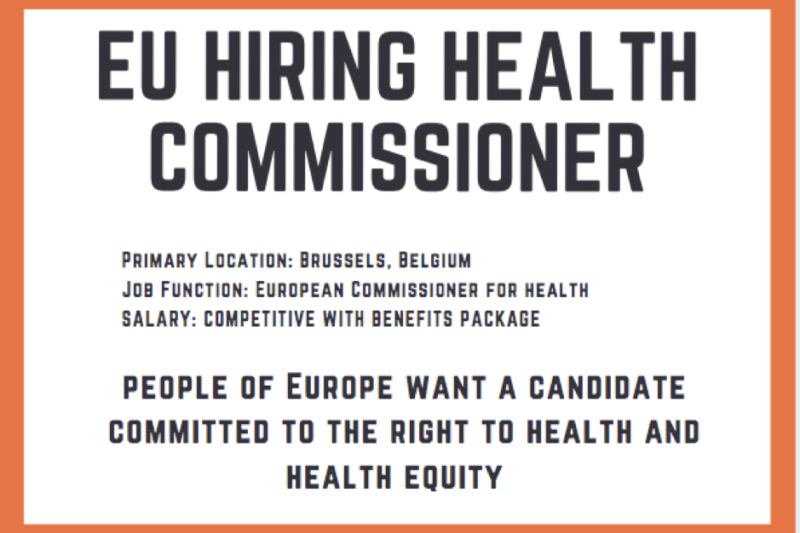 Who should become EU Health Commissioner?