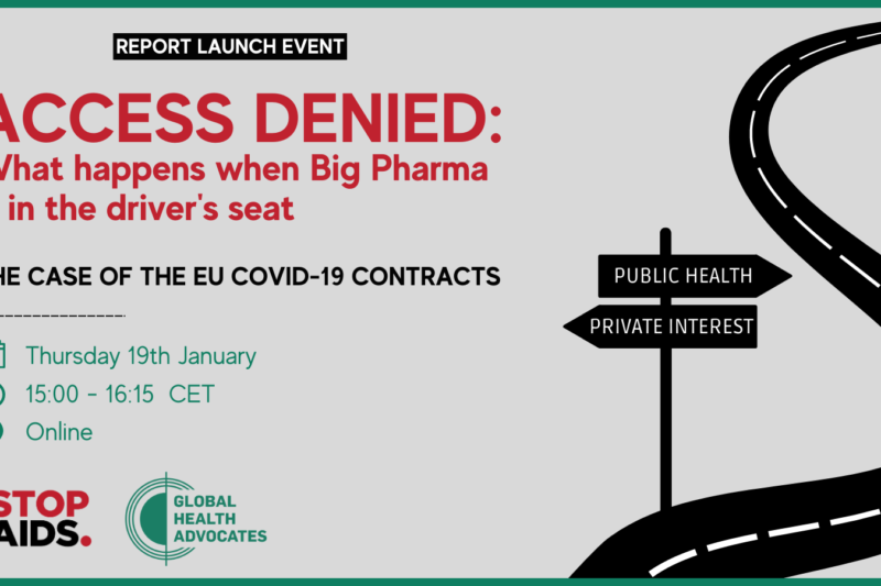 Report Launch Event – Access Denied: What happens when Big Pharma is in the driver’s seat