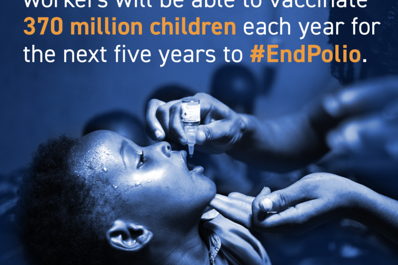 World Immunization week marked by the resurgence of polio